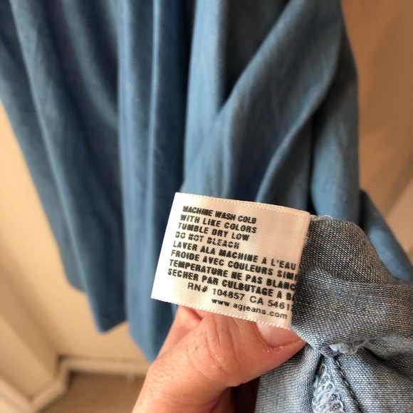Alexa Chung for AG Denim Chambray Dress, xs - Picture 7 of 9